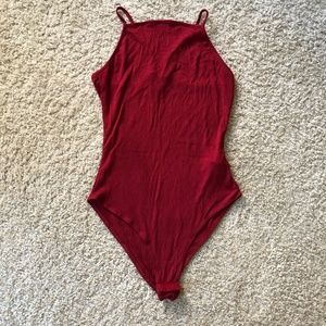 Maroon Body Suit